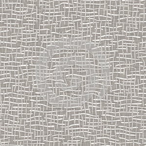Seamless gray french woven linen texture background. Farmhouse ecru flax hemp fiber natural pattern. Organic yarn close