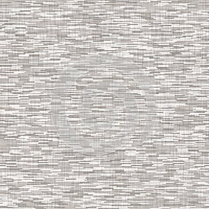 Seamless gray french woven linen texture background. Farmhouse ecru flax hemp fiber natural pattern. Organic yarn close