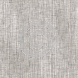 Seamless gray french woven linen texture background. Farmhouse ecru flax hemp fiber natural pattern. Organic yarn close