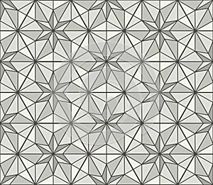 Seamless gray triangle geometric pattern