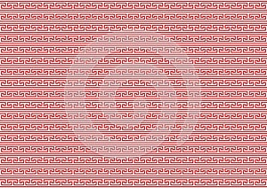 Seamless Greek fret pattern. Red geometric pattern. Vector illustration.