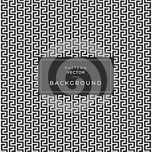 Seamless Greek Key Geometric Pattern Background