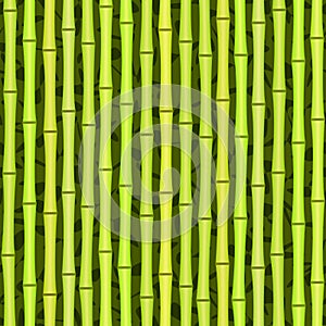 Seamless green bamboo texture