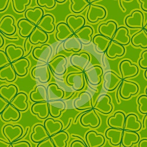 Seamless, Green Clover