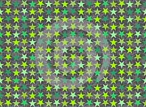 Seamless green stars background - cdr format
