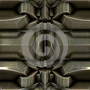 Seamless Green Techno Background