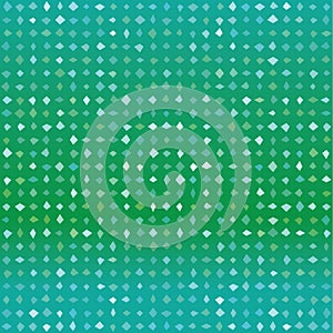 Seamless green vector pattern with random shapes