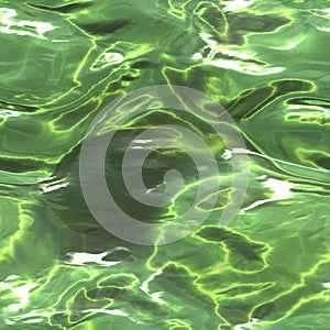 Seamless green water pattern