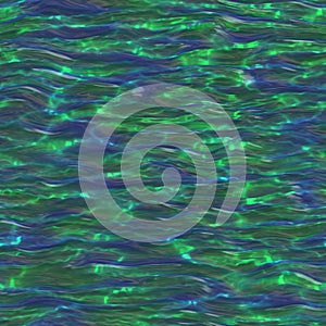 Seamless green water pattern