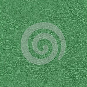 Seamless greenish leather texture for background