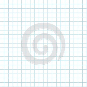 Seamless grid background lined sheet of paper