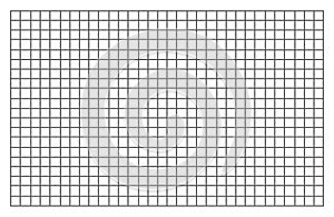 Seamless grid, mesh pattern, graph paper background. Squared texture  black and white square checkered background or texture