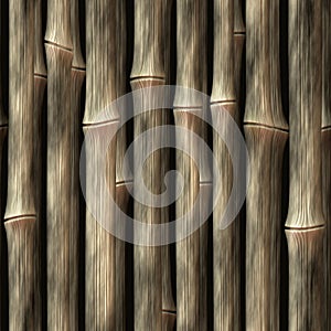 Seamless grizzle bamboo pattern