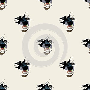 Seamless groovie pattern