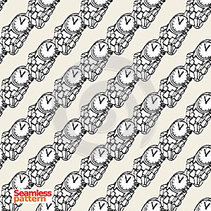 Seamless groovie pattern