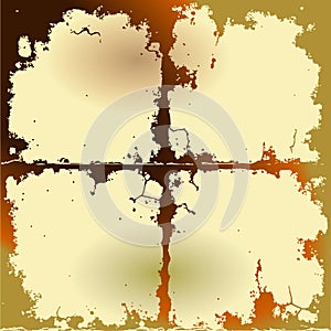 Seamless grunge ceramic tile texture, old retro bathroom or pool surface