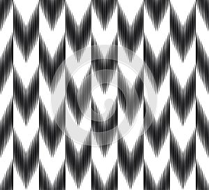 Seamless halftone Chevron stripe line pattern vector on black background, Halftone Nigeria pattern for Fabric and textile printing