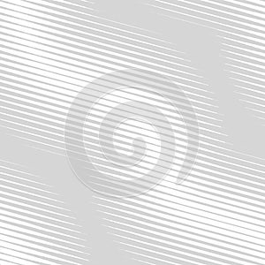 Seamless halftone wavy pattern. Stylish monochrome striped texture. Vector abstract background