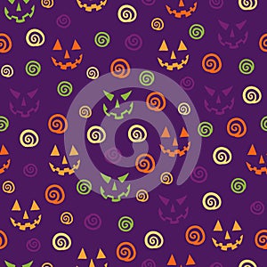 Seamless Halloween pattern