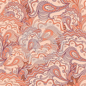 Seamless hand - drawn pattern