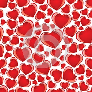 Seamless heart background