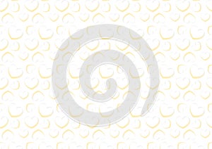 Seamless heart background in light creme