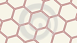 Seamless Hexagonal Grid Pattern Background - Modern Geometric Design, vector design Generative AI