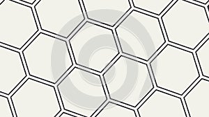 Seamless Hexagonal Grid Pattern Vector Background, vector design Generative AI