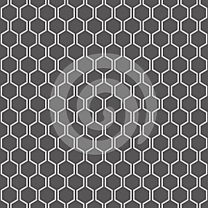 Seamless hexagonal honeycomb pattern texture background.