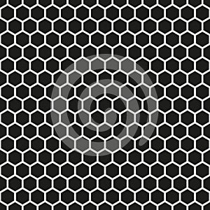 Seamless hexagonal honeycomb pattern texture background.