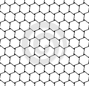 Seamless hexagons latticed texture.
