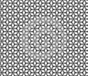 Seamless hexagons star Geometric pattern texture.