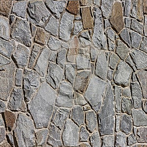 Seamless high resolution masonry texture. Stone texture, mortar joint. Photo.