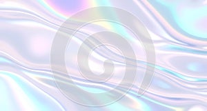 Seamless Holographic Texture with Pearlescent Sheen photo