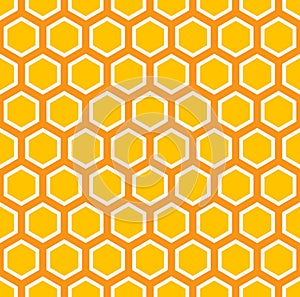 Seamless Honeycomb Colorful Pattern