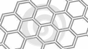 Seamless Honeycomb Hexagonal Pattern Background, vector design Generative AI