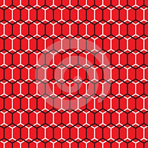 Seamless honeycomb layer vector pattern. Abstract geometric background.