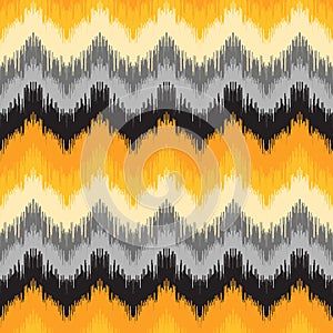 Seamless ikat pattern.