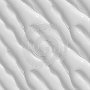 Seamless illustration. Abstract white fabric texture. Background abstract with soft waves