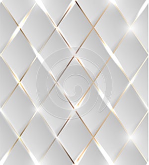 Seamless illustration of metallic grid