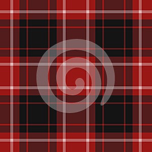 Seamless illustration, red tartan