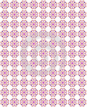 Seamless Islamic Geometric Pattern in Pastel Colors
