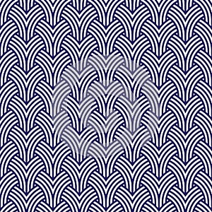 Seamless Japanese decorative pattern background