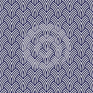 Seamless Japanese decorative pattern background