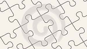 Seamless Jigsaw Puzzle Pattern, Problem-Solving Texture, vector design Generative AI