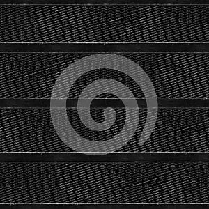 Seamless 4k photo texture material of black patterned plastic striped surface