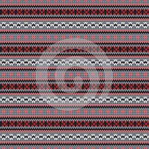 Seamless knitted texture striped pattern for sweater