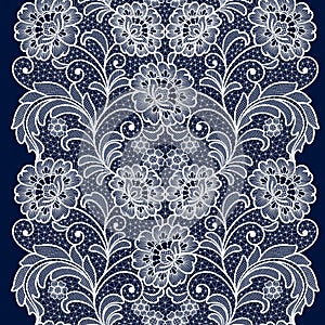 Seamless  lace  floral   background