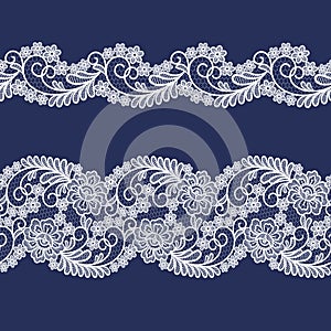 seamless lace floral background