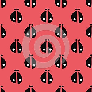 seamless lady bug pattern